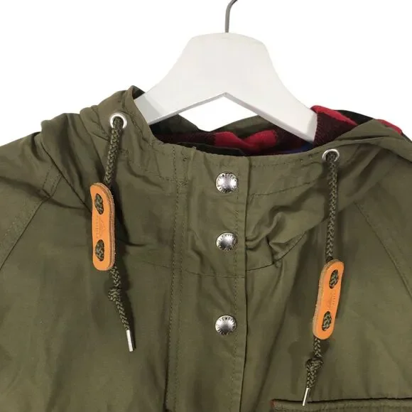 Penfield Kasson 60/40 Jacket Parka Ski Jacket Hooded Olive Green Imperfect - Picture 4 of 13